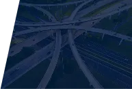 Aerial view of interstate highway