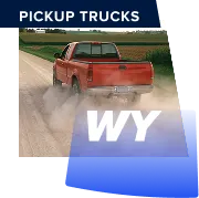 Wyoming has the highest rate of pickup trucks